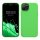 Silikonový kryt Kwmobile pro Apple iPhone 15 Plus, zelený, KWM000020CB010C