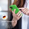 Silikonový kryt Kwmobile pro Apple iPhone 15 Plus, zelený, KWM000020CB010C