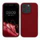 Silikonový kryt Kwmobile pro Apple iPhone 15 Pro, červený, KWM000020CC034C