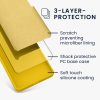 Pouzdro Kwmobile pro Motorola Moto G85, žluté, silikonové, KWM000022TR006C