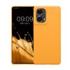 Pouzdro Kwmobile pro Motorola Moto G85, oranžové, silikonové, KWM000022TR007C