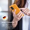 Pouzdro Kwmobile pro Motorola Moto G85, oranžové, silikonové, KWM000022TR007C