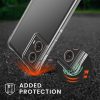 Pouzdro Kwmobile se šňůrkou pro Motorola Moto G85, průhledné/černé, silikonové, KWM000022TS001C