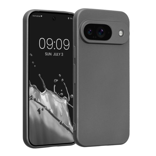 Pouzdro Kwmobile pro Google Pixel 9, šedé, silikonové, KWM000020PO003C