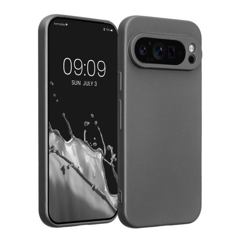 Pouzdro Kwmobile pro Google Pixel 9 Pro, šedé, silikonové, KWM000020PP003C