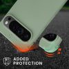 Pouzdro Kwmobile se šňůrkou na krk pro Google Pixel 9/Pixel 9 Pro, světle zelené, silikonové, KWM000020PY003C