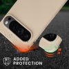 Pouzdro Kwmobile se šňůrkou na krk pro Google Pixel 9 Pro XL, krémové, silikonové, KWM000020PZ002C
