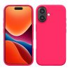 Pouzdro Kwmobile pro Apple iPhone 16, růžové, silikonové, KWM000022TU001C