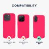 Pouzdro Kwmobile pro Apple iPhone 16, růžové, silikonové, KWM000022TU001C