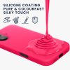 Pouzdro Kwmobile pro Apple iPhone 16, růžové, silikonové, KWM000022TU001C