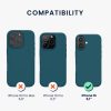 Silikonový kryt Kwmobile pro Apple iPhone 16, modrý, KWM000022TU003C