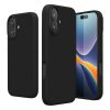 Silikonový kryt Kwmobile pro Apple iPhone 16, černý, KWM000022TU006C