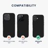 Silikonový kryt Kwmobile pro Apple iPhone 16, černý, KWM000022TU006C