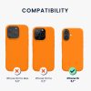 Pouzdro Kwmobile pro Apple iPhone 16, oranžové, silikonové, KWM000022TU007C