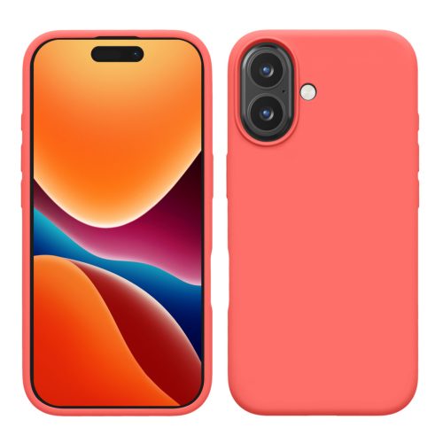 Pouzdro Kwmobile pro Apple iPhone 16, růžové, silikonové, KWM000022TU008C