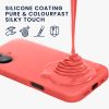 Pouzdro Kwmobile pro Apple iPhone 16, růžové, silikonové, KWM000022TU008C
