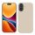 Pouzdro Kwmobile pro Apple iPhone 16, krémové, silikonové, KWM000022TU010C