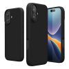 Silikonový kryt Kwmobile pro Apple iPhone 16 Plus, černý, KWM000022TV005C