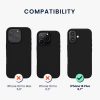 Silikonový kryt Kwmobile pro Apple iPhone 16 Plus, černý, KWM000022TV005C