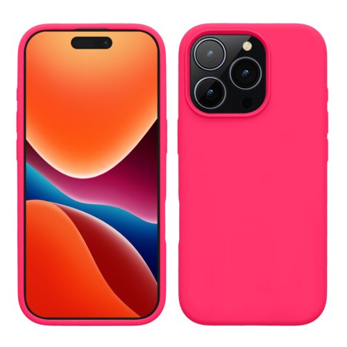 Pouzdro Kwmobile pro Apple iPhone 16 Pro, růžové, silikonové, KWM000022TW001C