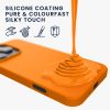 Pouzdro Kwmobile pro Apple iPhone 16 Pro, oranžové, silikonové, KWM000022TW003C