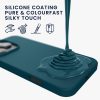 Silikonový kryt Kwmobile pro Apple iPhone 16 Pro, modrý, KWM000022TW006C