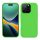 Pouzdro Kwmobile pro Apple iPhone 16 Pro, zelené, silikonové, KWM000022TW007C