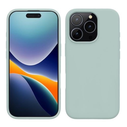 Pouzdro Kwmobile pro Apple iPhone 16 Pro, světle zelené, silikonové, KWM000022TW012C