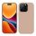 Pouzdro Kwmobile pro Apple iPhone 16 Pro, krémové, silikonové, KWM000022TW013C