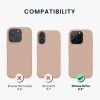 Pouzdro Kwmobile pro Apple iPhone 16 Pro, krémové, silikonové, KWM000022TW013C