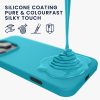 Silikonový kryt Kwmobile pro Apple iPhone 16 Pro Max, světle modrý, KWM000022TX004C