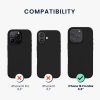 Silikonový kryt Kwmobile pro Apple iPhone 16 Pro Max, černý, KWM000022TX005C