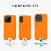 Silikonový kryt Kwmobile pro Apple iPhone 16 Pro Max, oranžový, KWM000022TX008C