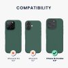 Silikonový kryt Kwmobile pro Apple iPhone 16 Pro Max, zelený, KWM000022TX010C
