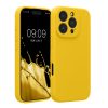 Silikonový kryt Kwmobile pro Apple iPhone 16 Pro, žlutý, KWM000022TZ002C