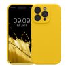 Silikonový kryt Kwmobile pro Apple iPhone 16 Pro, žlutý, KWM000022TZ002C