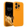 Pouzdro Kwmobile pro Apple iPhone 16 Pro, oranžové, silikonové, KWM000022TZ005C