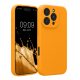 Pouzdro Kwmobile pro Apple iPhone 16 Pro, oranžové, silikonové, KWM000022TZ005C
