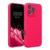 Silikonový kryt Kwmobile pro Apple iPhone 16 Pro Max, růžový, KWM000022UA001C