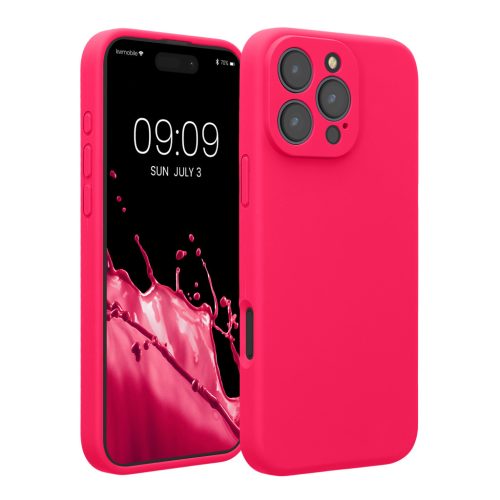 Silikonový kryt Kwmobile pro Apple iPhone 16 Pro Max, růžový, KWM000022UA001C