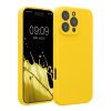 Silikonový kryt Kwmobile pro Apple iPhone 16 Pro Max, žlutý, KWM000022UA002C