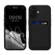 Silikonový kryt Kwmobile pro Apple iPhone 16, černý, KWM000022UF001C