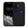 Silikonový kryt Kwmobile pro Apple iPhone 16, černý, KWM000022UF001C