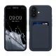 Silikonový kryt Kwmobile pro Apple iPhone 16, tmavě modrý, KWM000022UF004C