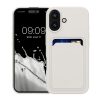 Silikonový kryt Kwmobile pro Apple iPhone 16, bílý, KWM000022UF005C