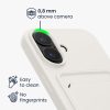 Silikonový kryt Kwmobile pro Apple iPhone 16, bílý, KWM000022UF005C