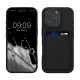 Silikonový kryt Kwmobile pro Apple iPhone 16 Pro, černý, KWM000022UH001C
