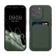 Pouzdro Kwmobile pro Apple iPhone 16 Pro, tmavě zelené, silikonové, KWM000022UH002C