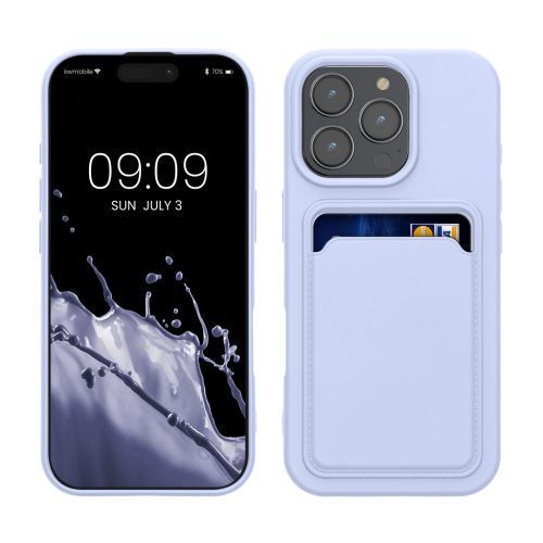 Silikonový kryt Kwmobile pro Apple iPhone 16 Pro, modrý, KWM000022UH003C