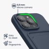 Pouzdro Kwmobile pro Apple iPhone 16 Pro, tmavě modré, silikonové, KWM000022UH004C